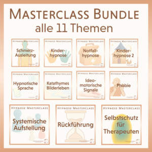Hypnose Masterclass Bundle: Alle 11 Themen im Paket