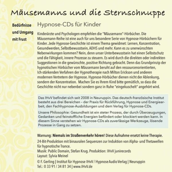 Mäusemann und die Sternschnuppe: Bedürfnisse und Frust-Umgang - Image 2